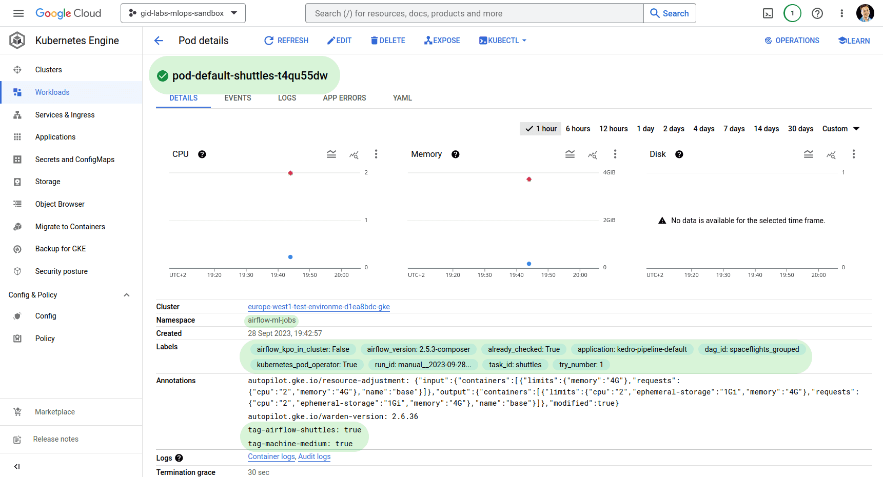 node-kubertnetes-getindata